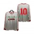 Maillot de Foot Liverpool 10 1989 1991 Rétro Homme Extérieur Manche Longue