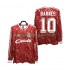 Maillot de Foot Liverpool BARNES 10 1989 1991 Rétro Homme Domicile Manche Longue