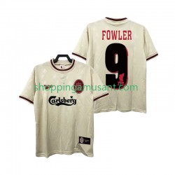 Maillot de Foot Liverpool FOWLER 9 1996 1997 Rétro Homme Extérieur Manche Courte