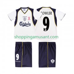 Maillot de Foot Liverpool FOWLER 9 LWP 2001 Rétro Homme Extérieur 2002 Manche Courte