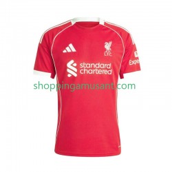 Maillot de Foot Liverpool Homme Domicile 2025-2026 Manche Courte