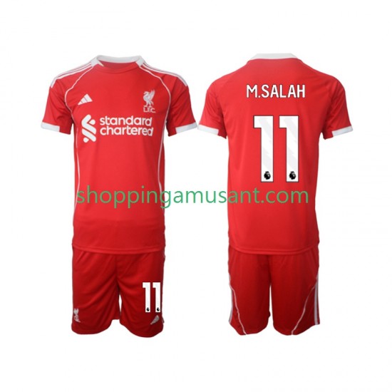 Maillot de Foot Liverpool Mohamed Salah 11 Enfant Domicile 2025-2026 Manche Courte