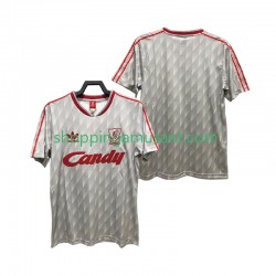Maillot de Foot Liverpool 1989 1991 Rétro Homme Extérieur Manche Courte