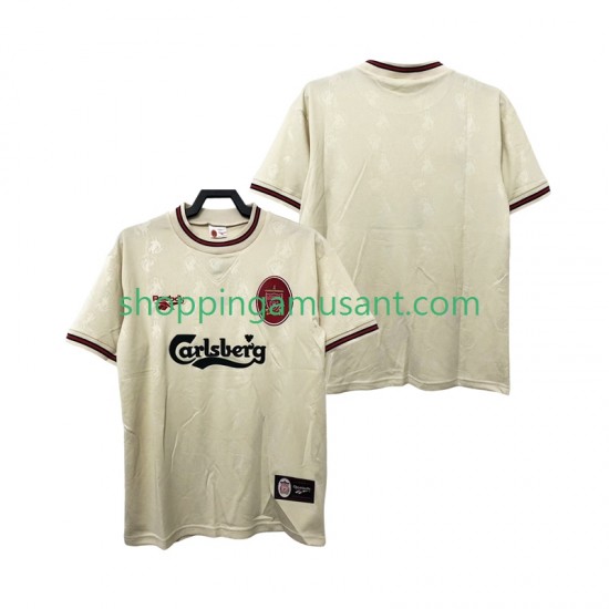 Maillot de Foot Liverpool 1996 1997 Rétro Homme Extérieur Manche Courte