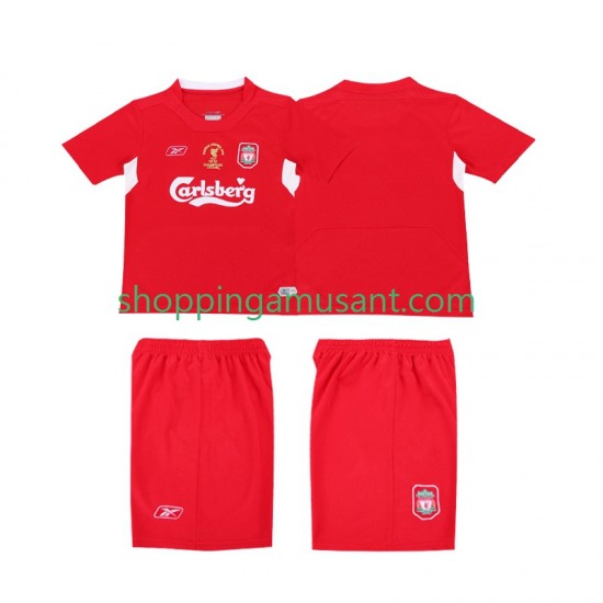 Maillot de Foot Liverpool LWP 2005 Rétro Homme Domicile 2004 Manche Courte