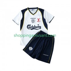 Maillot de Foot Liverpool LWP 2001 Rétro Enfant Extérieur 2002 Manche Courte