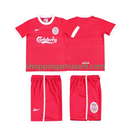 Maillot de Foot Liverpool LWP 1997 Rétro Enfant Domicile 1998 Manche Courte