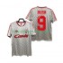 Maillot de Foot Liverpool Rush 9 1989 1991 Rétro Homme Extérieur Manche Courte