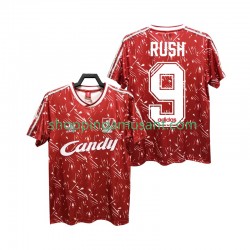 Maillot de Foot Liverpool Rush 9 1989 1991 Rétro Homme Domicile Manche Courte