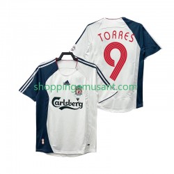 Maillot de Foot Liverpool Torres 9 Rétro Homme Extérieur 2008 2006 Manche Courte