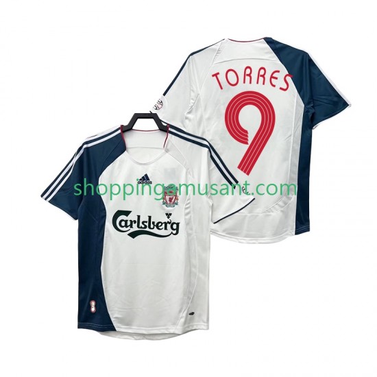 Maillot de Foot Liverpool Torres 9 Rétro Homme Extérieur 2008 2006 Manche Courte