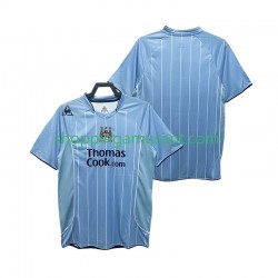 Maillot de Foot Manchester City 2007 Rétro Homme Domicile 2008 Manche Courte
