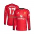 Maillot de Foot Manchester United Alejandro Garnacho 17 Homme Domicile 2025-2026 Manche Longue
