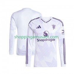 Maillot de Foot Manchester United Homme Extérieur 2025-2026 Manche Longue