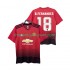 Maillot de Foot Manchester United B.FERNANDES 18 2018 2019 Rétro Homme Domicile Manche Courte