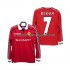 Maillot de Foot Manchester United BECKHAM 7 Rétro Homme Domicile 1999 1998 Manche Longue