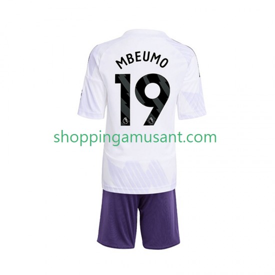 Maillot de Foot Manchester United Bryan Mbeumo 19 Enfant Extérieur 2025-2026 Manche Courte
