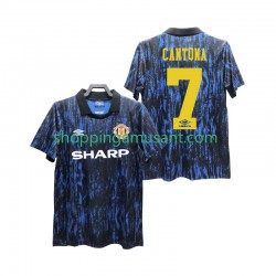 Maillot de Foot Manchester United CANTONA 7 1993 Rétro Homme Domicile Manche Courte