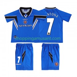 Maillot de Foot Manchester United CONTONA 7 1996 Rétro Enfant Neutre 1998 Manche Courte