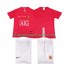 Maillot de Foot Manchester United Champions League 2007 Rétro Enfant Domicile 2008 Manche Courte