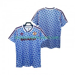 Maillot de Foot Manchester United 1990 1992 Rétro Homme Extérieur Manche Courte