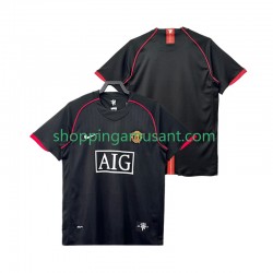 Maillot de Foot Manchester United 2007 Rétro Homme Extérieur 2008 Manche Courte