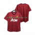 Maillot de Foot Manchester United 2012 2013 Rétro Homme Domicile Manche Courte