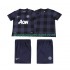 Maillot de Foot Manchester United 2013 2014 Rétro Enfant Extérieur Manche Courte