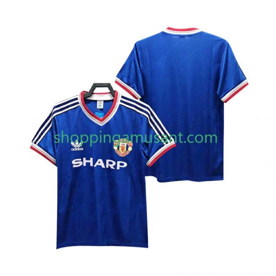 Maillot de Foot Manchester United 1986 1988 Rétro Homme Neutre Manche Courte