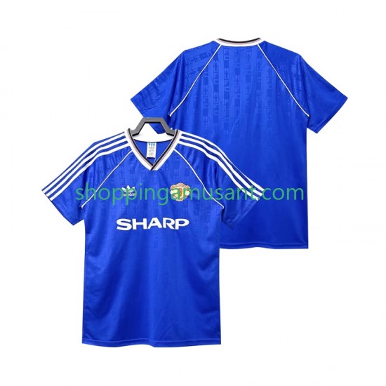 Maillot de Foot Manchester United 1988 1990 Rétro Homme Neutre Manche Courte