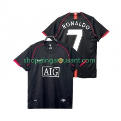 Maillot de Foot Manchester United Ronaldo 7 2007 Rétro Homme Extérieur 2008 Manche Courte