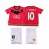 Maillot de Foot Manchester United Rooney 10 2009 Rétro Enfant Domicile 2010 Manche Courte