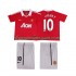 Maillot de Foot Manchester United Rooney 10 Rétro Enfant Domicile 2011 2010 Manche Courte