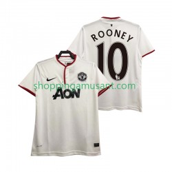 Maillot de Foot Manchester United Rooney 10 2013 2014 Rétro Homme Neutre Manche Courte