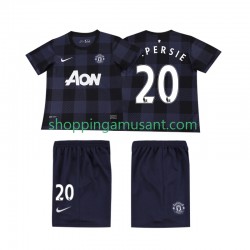 Maillot de Foot Manchester United V PERSIE 20 2013 2014 Rétro Enfant Extérieur Manche Courte