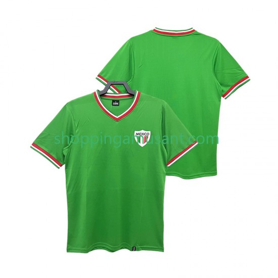Maillot de Foot Mexique 1970 Rétro Homme Domicile Manche Courte