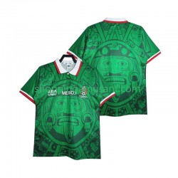 Maillot de Foot Mexique Rétro Homme Domicile 1998 Manche Courte