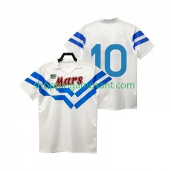 Maillot de Foot Naples 10 1988 1989 Rétro Homme Extérieur Manche Courte