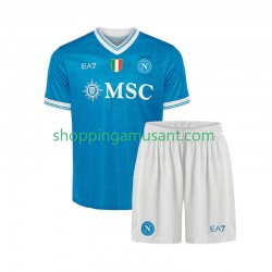 Maillot de Foot Naples Enfant Domicile 2025-2026 Manche Courte