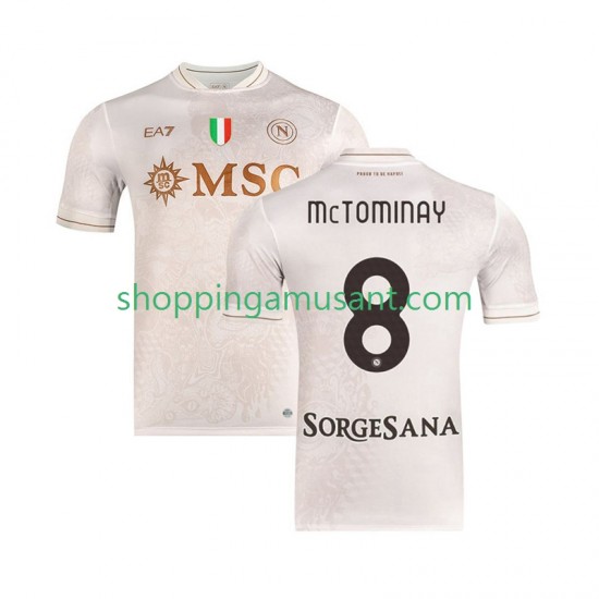 Maillot de Foot Naples Scott McTominay 8 Homme Extérieur 2025-2026 Manche Courte