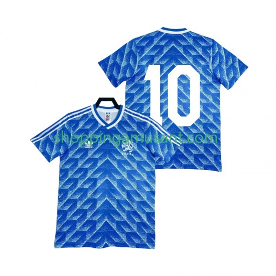 Maillot de Foot Pays-Bas 10 Rétro Homme Extérieur 1998 Manche Courte