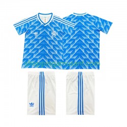 Maillot de Foot Pays-Bas 1988 Rétro Enfant Extérieur Manche Courte