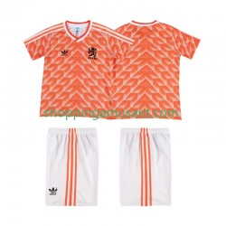 Maillot de Foot Pays-Bas 1988 Rétro Enfant Domicile Manche Courte