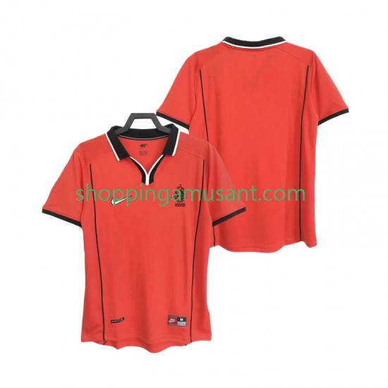 Maillot de Foot Pays-Bas Rétro Homme Domicile 1998 Manche Courte