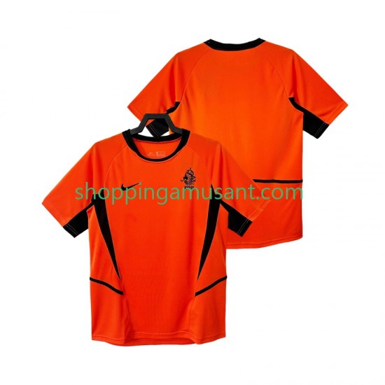 Maillot de Foot Pays-Bas Rétro Homme Domicile 2002 Manche Courte