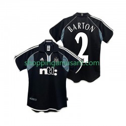 Maillot de Foot Newcastle United BARTON 2 2000 2001 Rétro Homme Extérieur Manche Courte