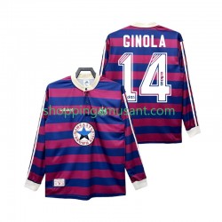 Maillot de Foot Newcastle United GINOLA 14 1995 1997 Rétro Homme Extérieur Manche Longue