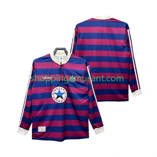 Maillot de Foot Newcastle United 1995 1997 Rétro Homme Extérieur Manche Longue