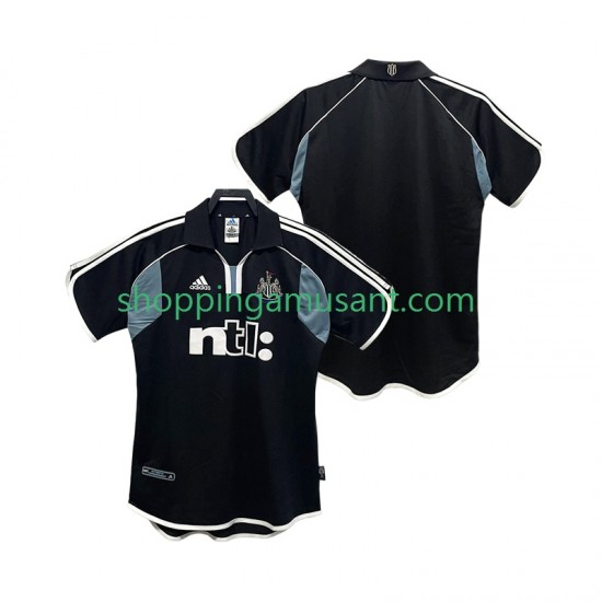 Maillot de Foot Newcastle United 2000 2001 Rétro Homme Extérieur Manche Courte