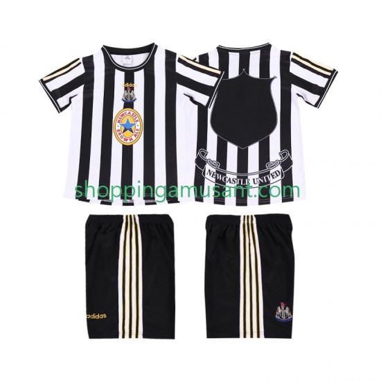 Maillot de Foot Newcastle United 1997 Rétro Enfant Domicile 1999 Manche Courte
